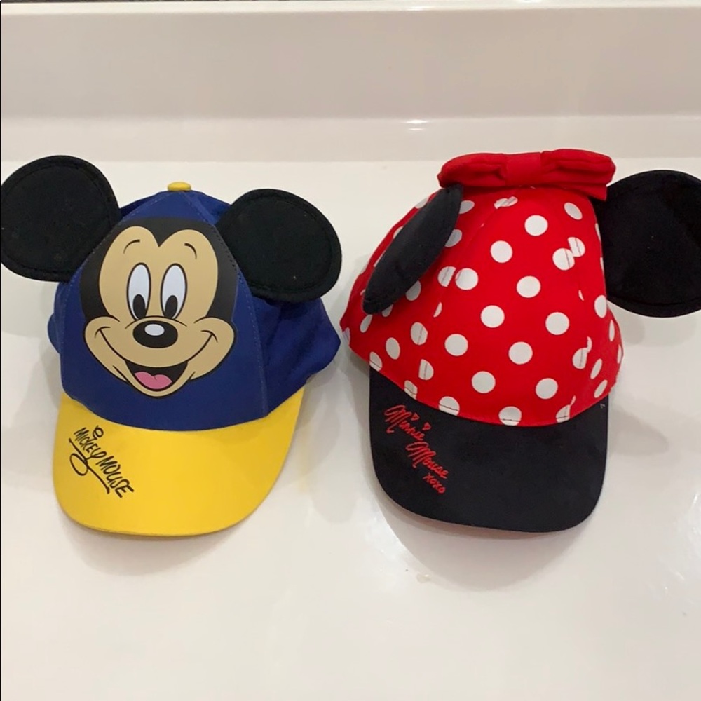 Disney Baseball caps youth kids Mickey Minnie